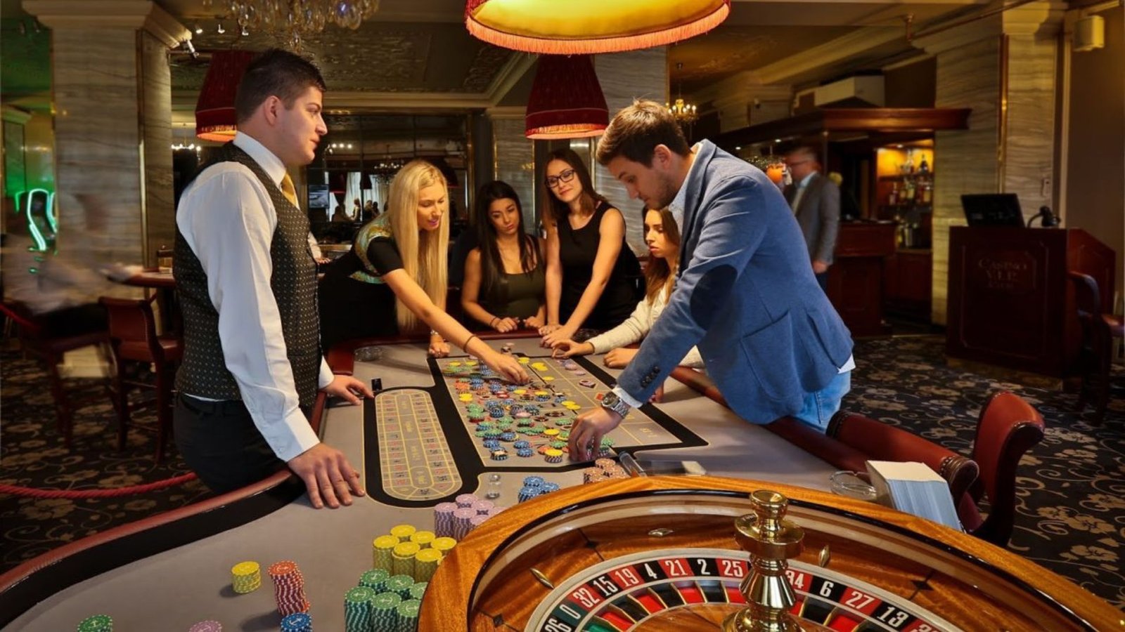 people playing casino games at a good casino